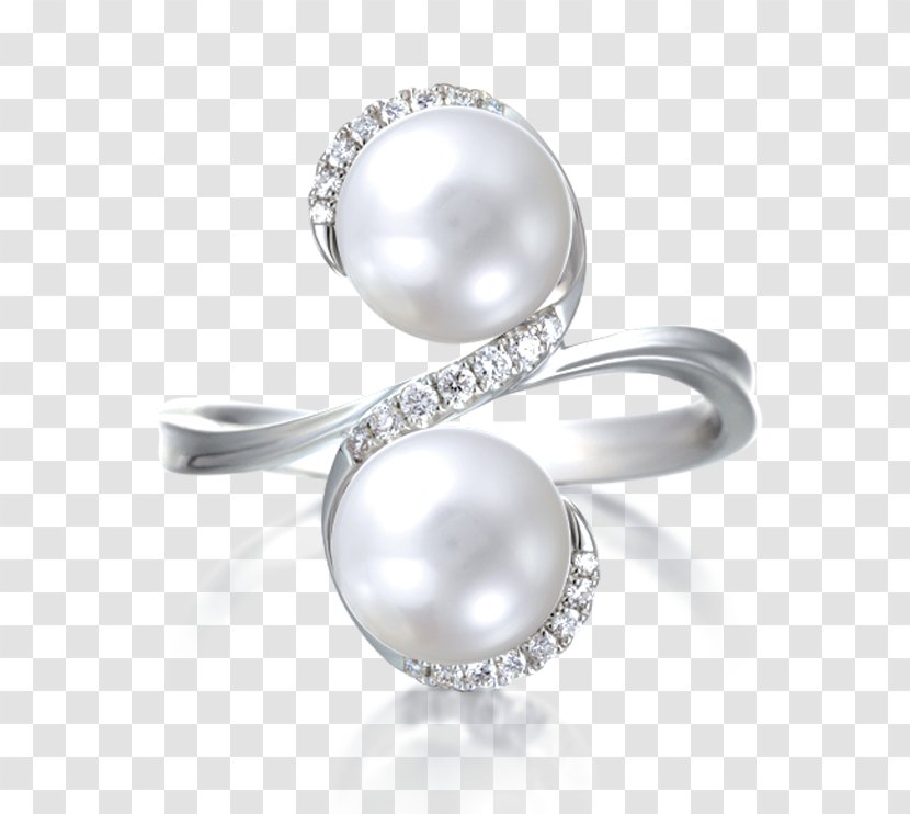 Pearl Earring Jewellery Charms & Pendants - Silver Transparent PNG