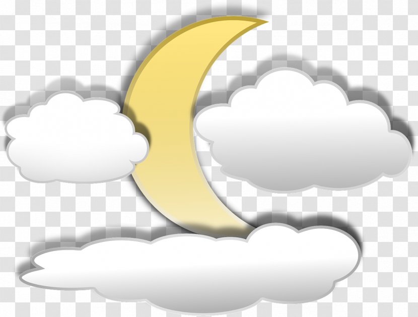 Moon Cloud Clip Art - Sky Transparent PNG