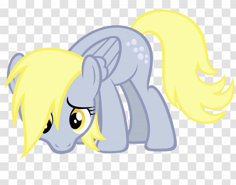 Pony Derpy Hooves Horse Equestria - Cartoon - Sad Transparent PNG