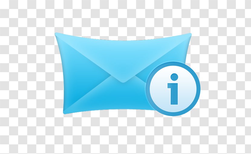 Email Online Chat Symbol - Aqua Transparent PNG