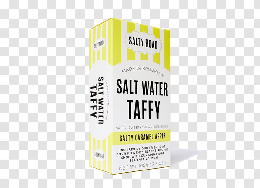 Salt Water Taffy Caramel Apple Brand Font - Seawater Transparent PNG