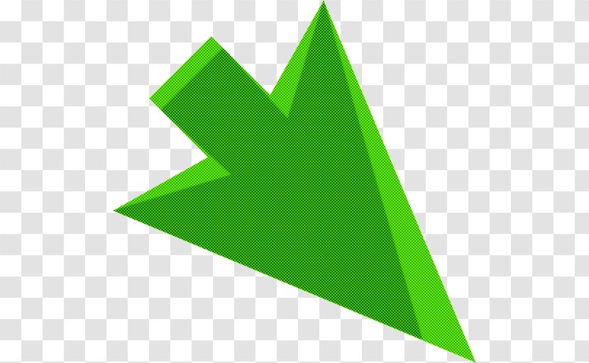 Green Leaf Triangle Clip Art Symbol Transparent PNG