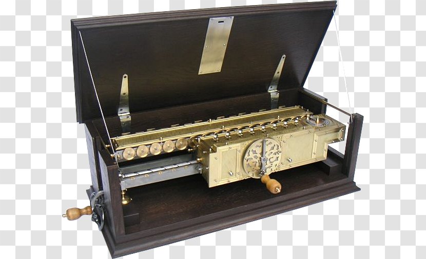 Stepped Reckoner Mechanical Calculator Arithmometer History - Mathematician - Gottfried Wilhelm Leibniz Transparent PNG