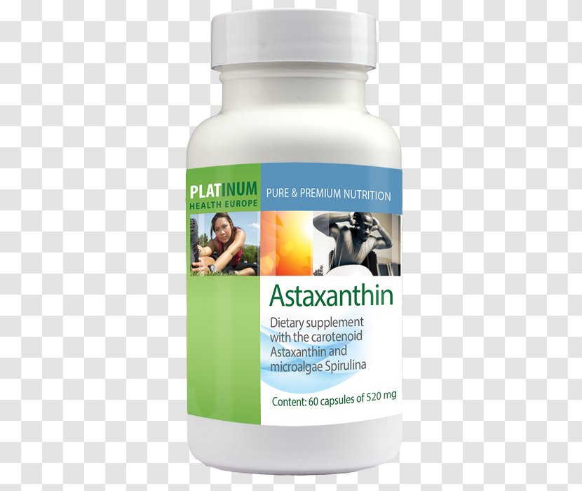 Dietary Supplement Astaxanthin Health Spirulina Nutrition - Superfood Transparent PNG
