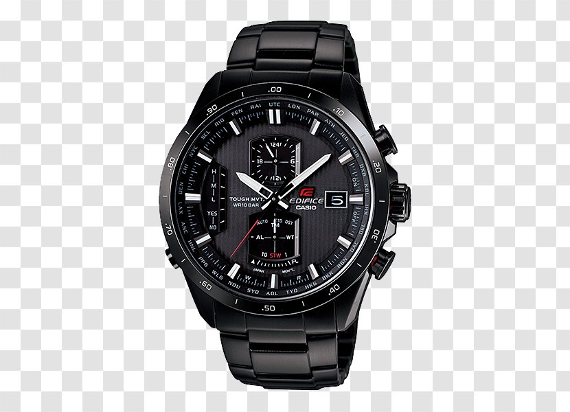 Casio Edifice Watch Strap Solar-powered - Movado Transparent PNG