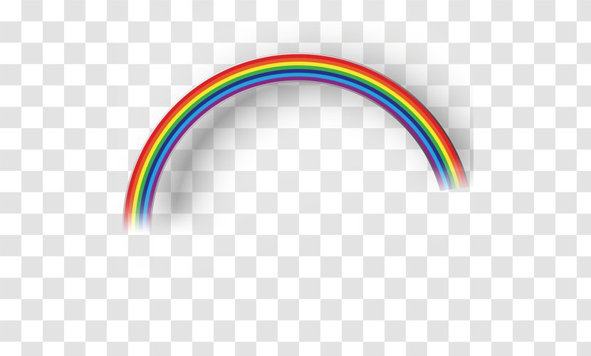 Cartoon Drawing Rainbow - Pixel Transparent PNG
