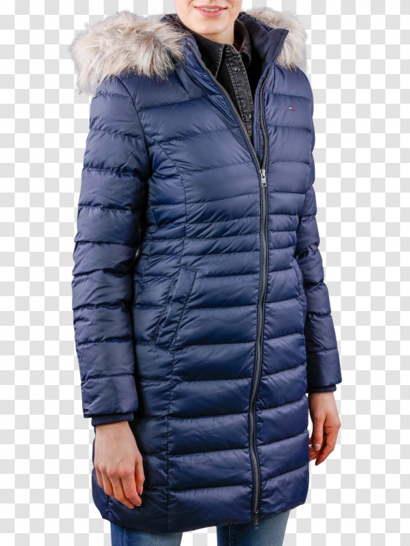 Cobalt Blue Coat - Hood - Jean Jacket Transparent PNG
