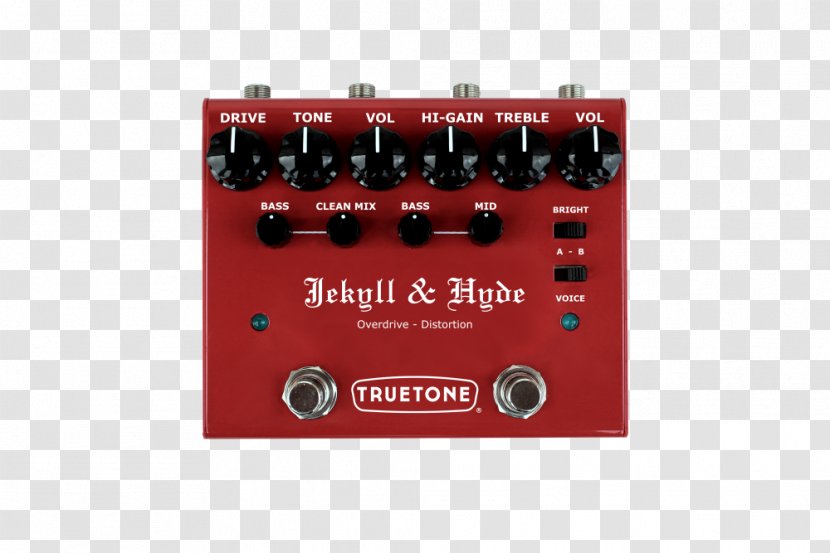 Strange Case Of Dr Jekyll And Mr Hyde Effects Processors & Pedals Distortion Truetone V3 Electric Guitar - Route 66 - Pedal Transparent PNG