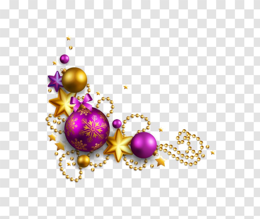 Christmas Ornament Santa Claus Purple - Tree - Ball Transparent PNG