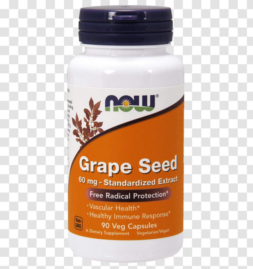 Dietary Supplement NOW Foods Health Whole Food - Nattokinase - Grape Seed Transparent PNG