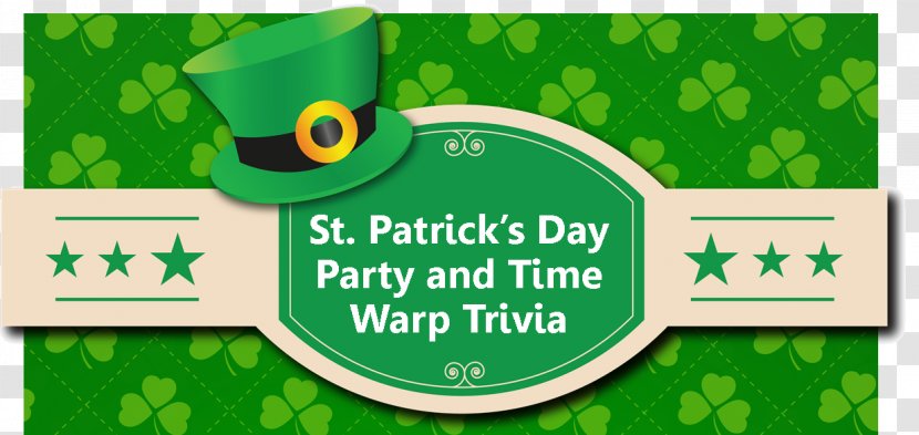 Logo Green Font - Text - St. Patrick's Party Transparent PNG