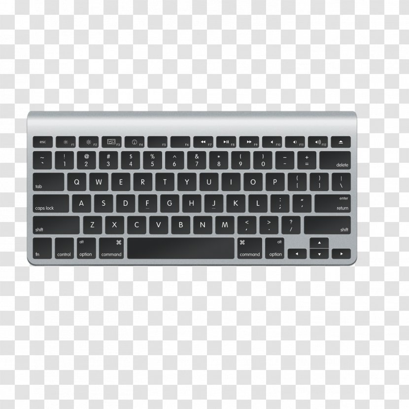 MacBook Pro 15.4 Inch Air Computer Keyboard - Macbook - Black Transparent PNG