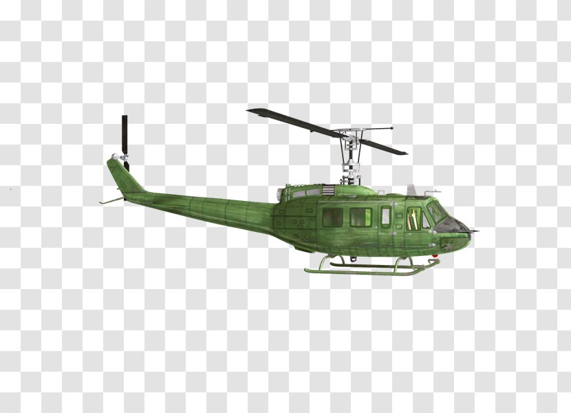 Helicopter Rotor Bell 212 UH-1 Iroquois Military - Rx Transparent PNG