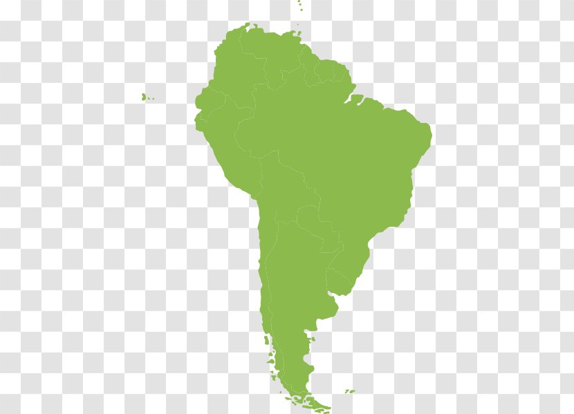 South America Vector Map Clip Art - Latin American Cliparts Transparent PNG