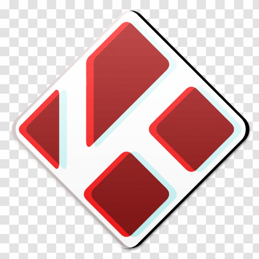 Kodi Media Center Streaming Logo Font - Notifica - Red Android Transparent PNG
