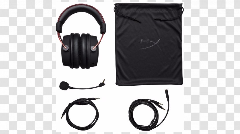 Kingston HyperX Cloud Alpha Headset Technology - Xbox One - Headphones Transparent PNG