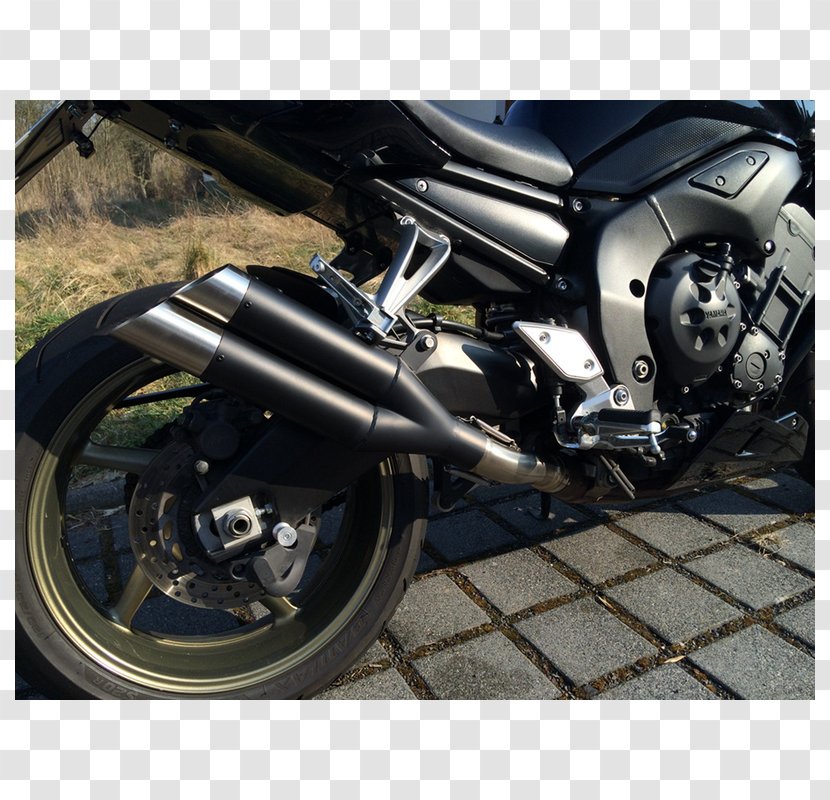 Exhaust System Tire Car Motorcycle Wheel - Automotive - Yamaha Fz1 Transparent PNG