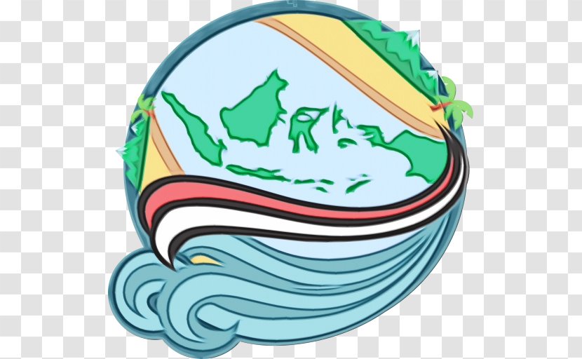 Travel Background - Wet Ink - Logo Turquoise Transparent PNG