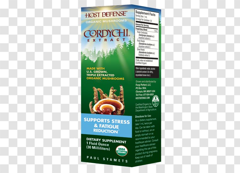 Mushroom Dietary Supplement Turkey Tail Extract Hericium Erinaceus - Cordyceps Transparent PNG