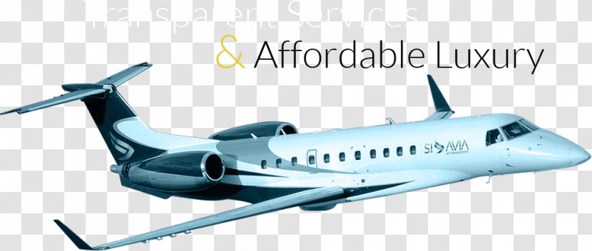 Business Jet Airplane Aircraft Embraer ERJ Family Flight - Turboprop Transparent PNG