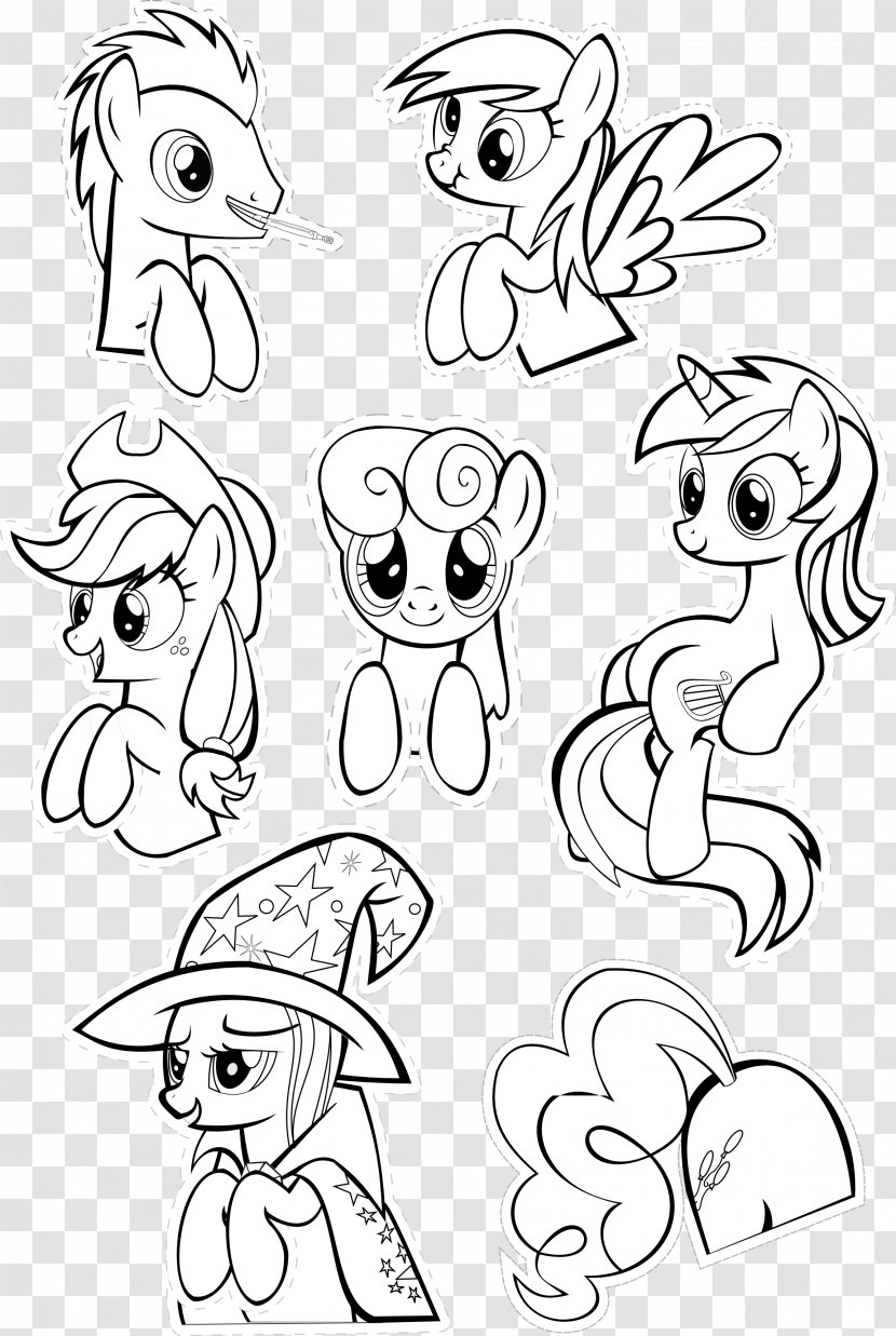 Finger Mammal Line Art Illustration Human Behavior - Flower - Derpy Hooves Transparent PNG