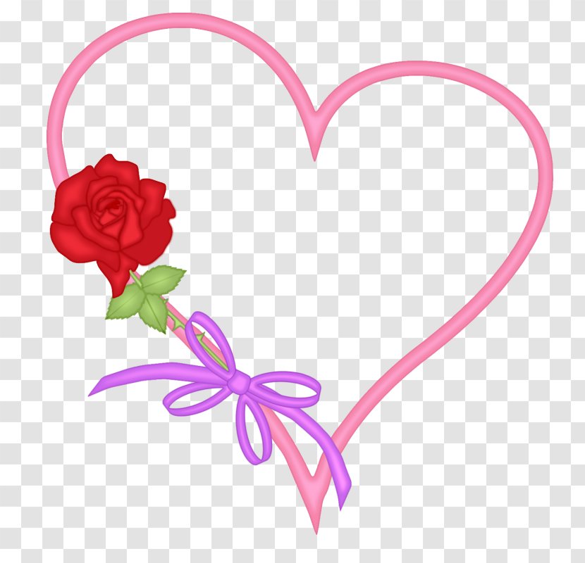 Rose Pink Clip Art - Garden Roses - Tanabata Heart-shaped Transparent PNG