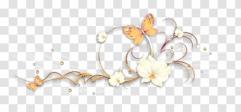 Author Grandmother Body Jewellery Ansichtkaart - Cut Flowers - 边框 Transparent PNG