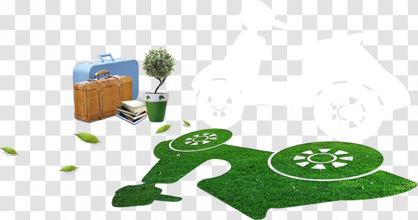 Environmental Protection Poster Low-carbon Economy - Advertising - Electric Car Trunk Transparent PNG