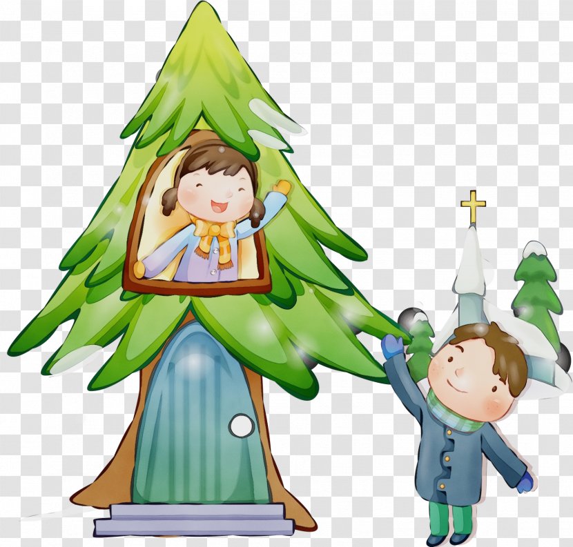 Christmas Tree - Fictional Character - Plant Transparent PNG