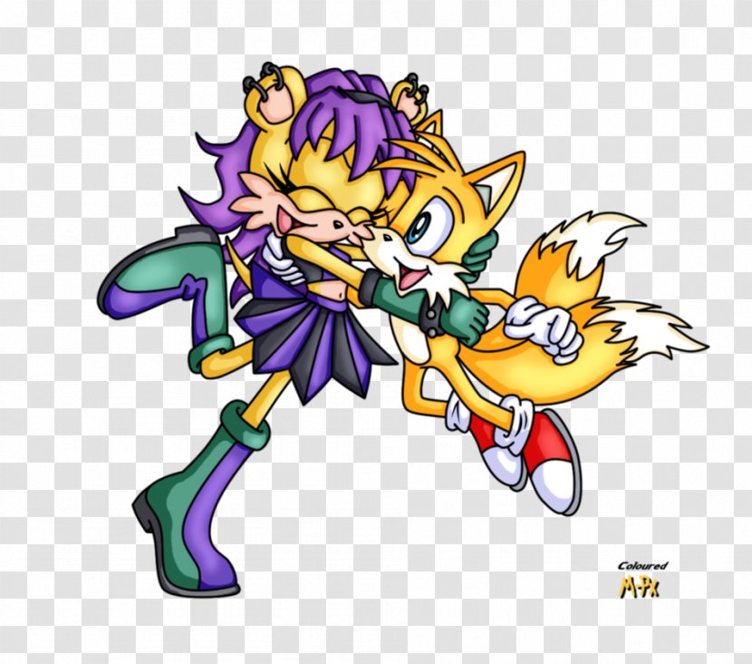 Tails Rouge The Bat Sonic Hedgehog Mongoose Mammal - Heart Transparent PNG