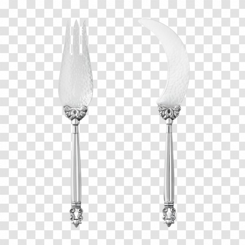 Silver Cutlery Product Design Transparent PNG