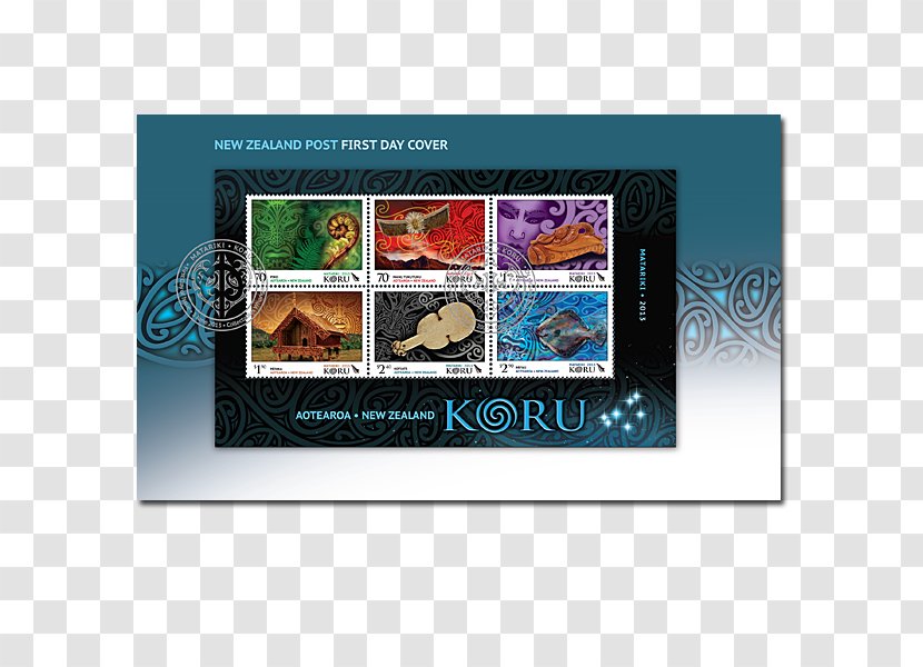 Matariki First Day Of Issue Postage Stamps Miniature Sheet Image - New Year - Affixed Transparent PNG