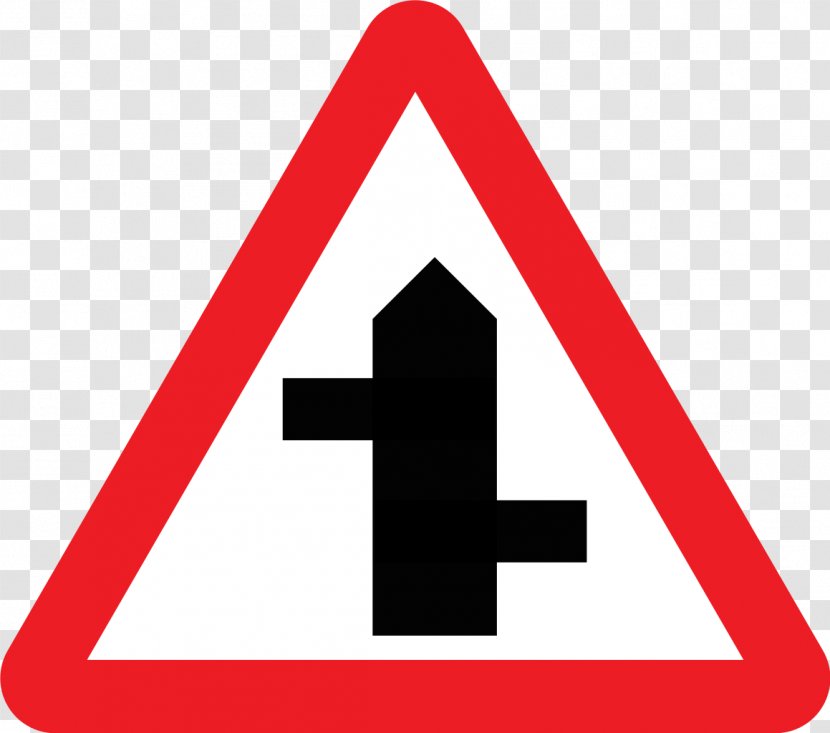 The Highway Code Priority Signs Traffic Sign Side Road Warning - Number - Ahead Transparent PNG