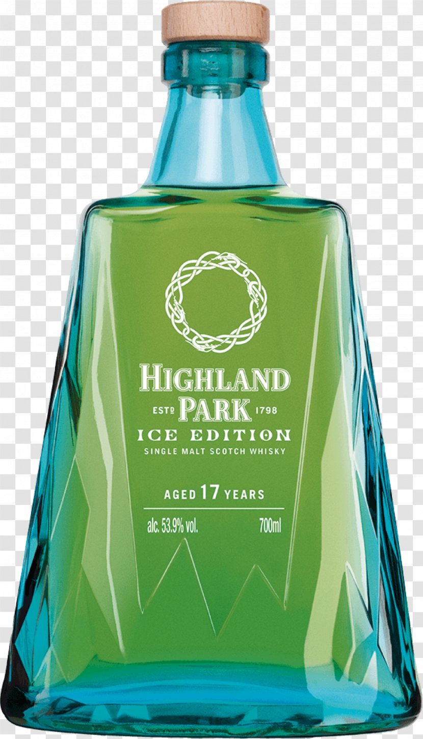 Highland Park Distillery Single Malt Scotch Whisky Whiskey - Bottle Transparent PNG