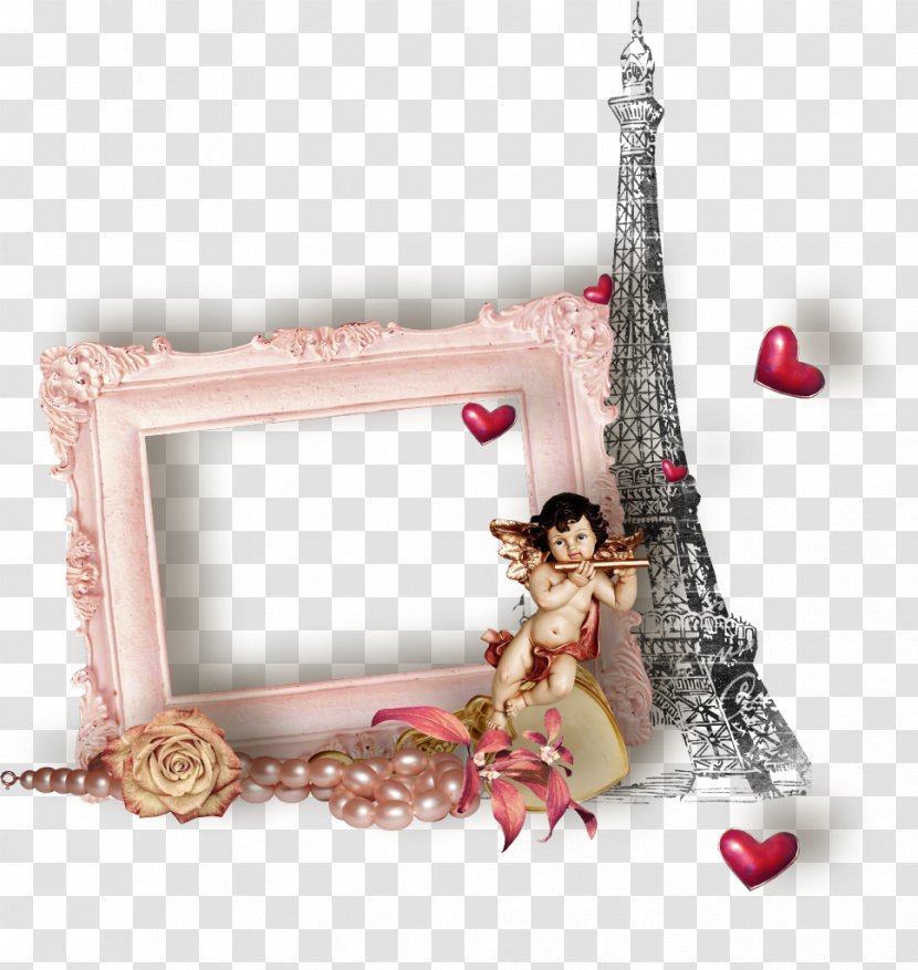 Picture Frames Photography Eiffel Tower PicMix - Pink Frame Transparent PNG