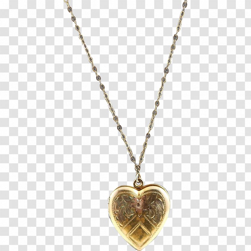 Gold Icon - Chain - Metal Heart Transparent PNG