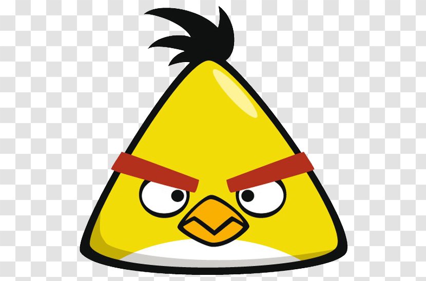 Angry Birds Yellow Desktop Wallpaper Clip Art - Bird Clipart Transparent PNG