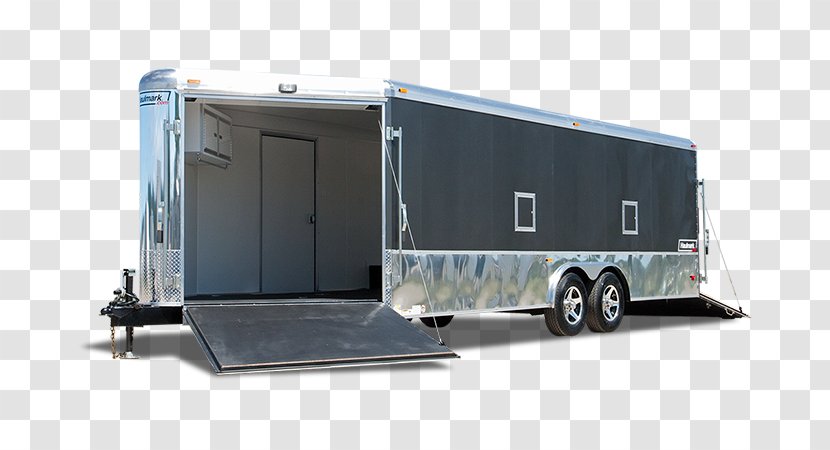 Car Carrier Trailer Featherlite Trailers Campervans - Truck Transparent PNG