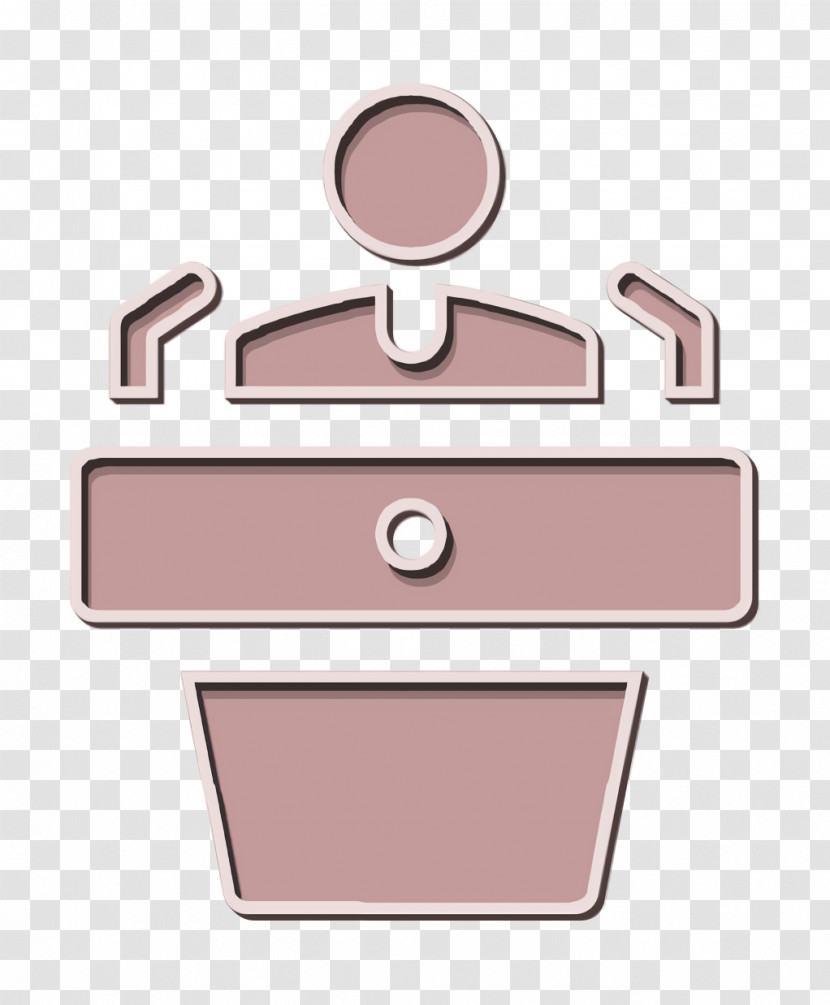 Speech Icon Politician Icon Voting Elections Icon Transparent PNG