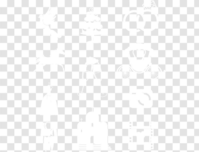 Line Black And White Point Angle - Monochrome - Wedding Icon Collection Transparent PNG