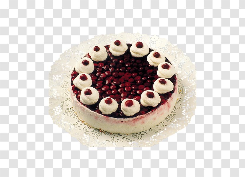 Cheesecake Bavarian Cream Black Forest Gateau Torte - Fruit Cake Transparent PNG