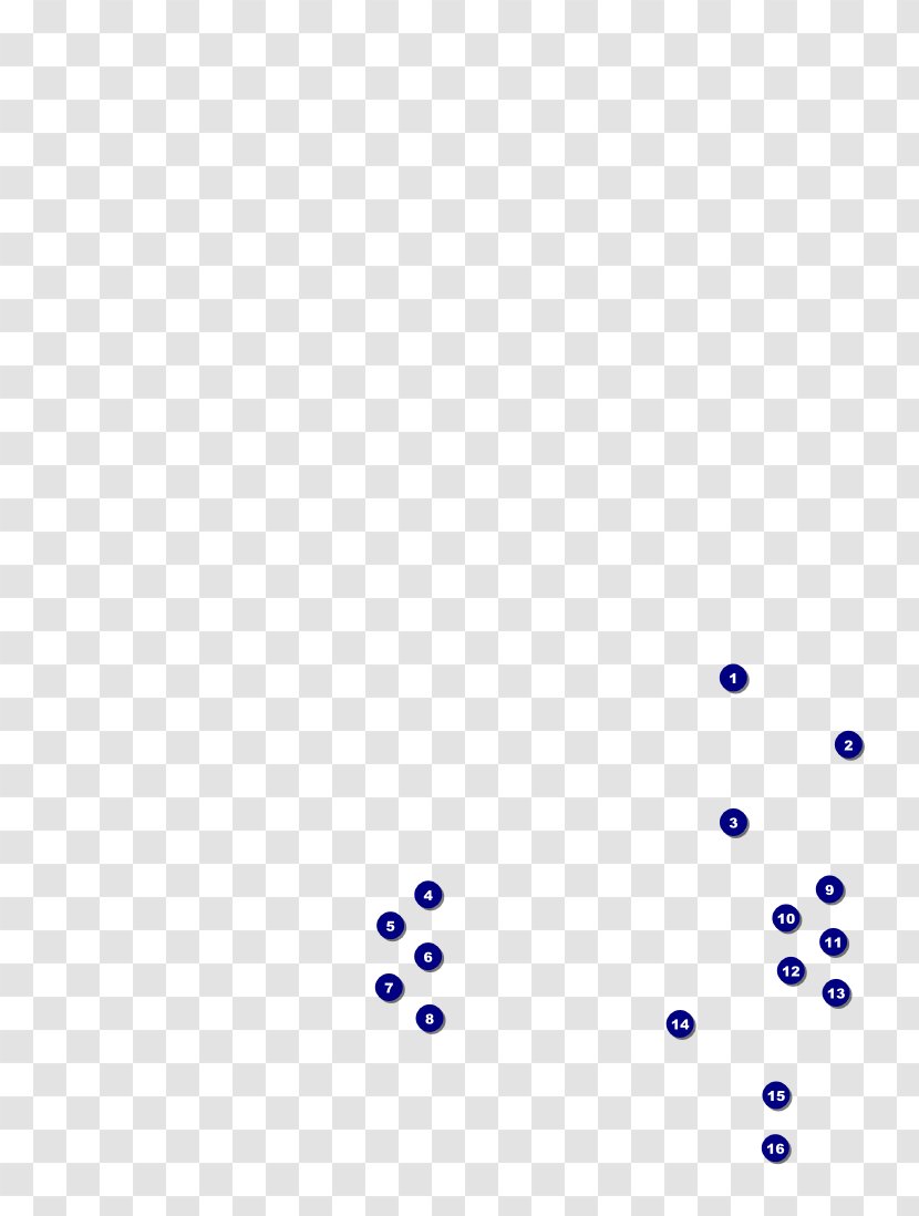 Logo Line Point Angle Font - Text - Blue Dots Transparent PNG