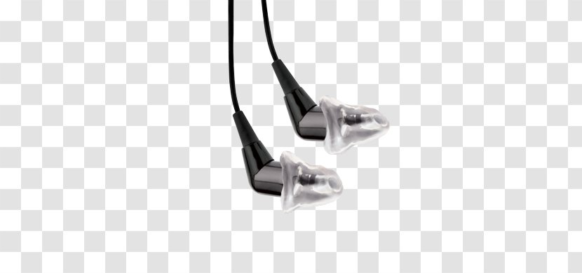 Headphones Etymotic Research Écouteur In-ear Monitor - Black And White - Ear Transparent PNG