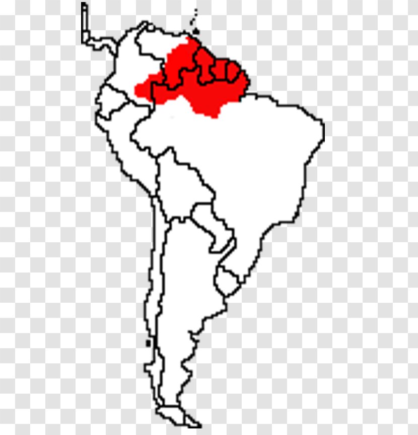 United States Blank Map South America Mapa Polityczna - Flower Transparent PNG