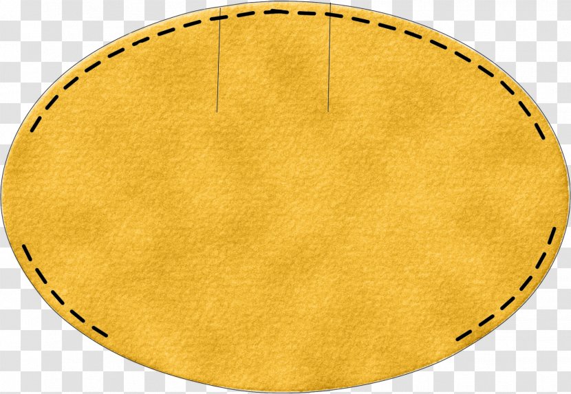 01504 Brass Oval - Material Transparent PNG
