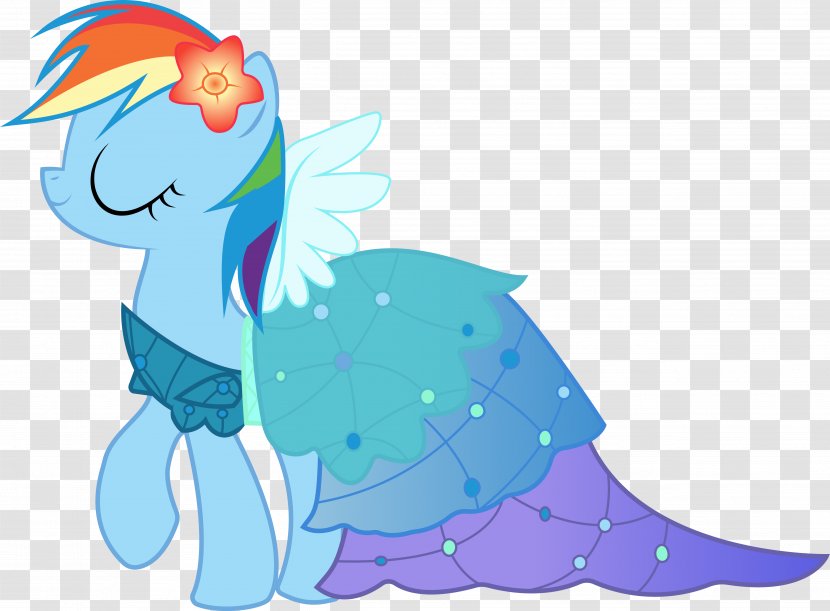 Pony Rainbow Dash Pinkie Pie Dress Twilight Sparkle - Fish - Shih Tzu Cartoon Transparent PNG