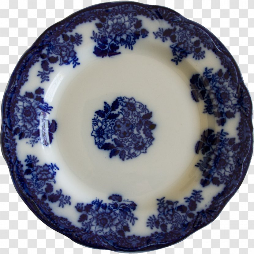 Plate Flow Blue Tableware Ceramic Porcelain - Saucer - Glass Transparent PNG
