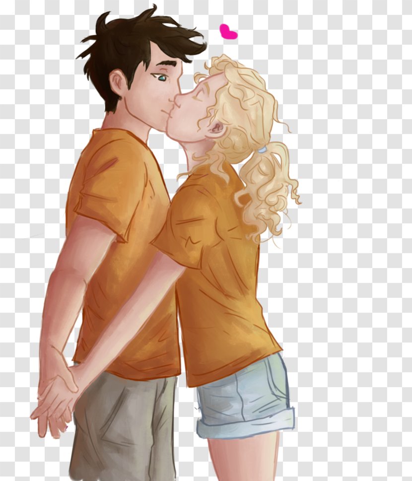 Rick Riordan Annabeth Chase Percy Jackson & The Olympians Mark Of Athena - Watercolor - Heart Transparent PNG