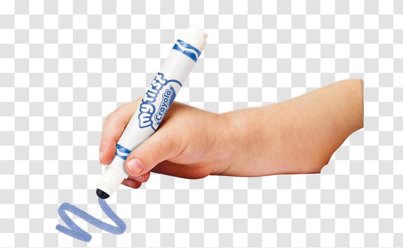 Nail Crayola Marker Pen Hand Transparent PNG
