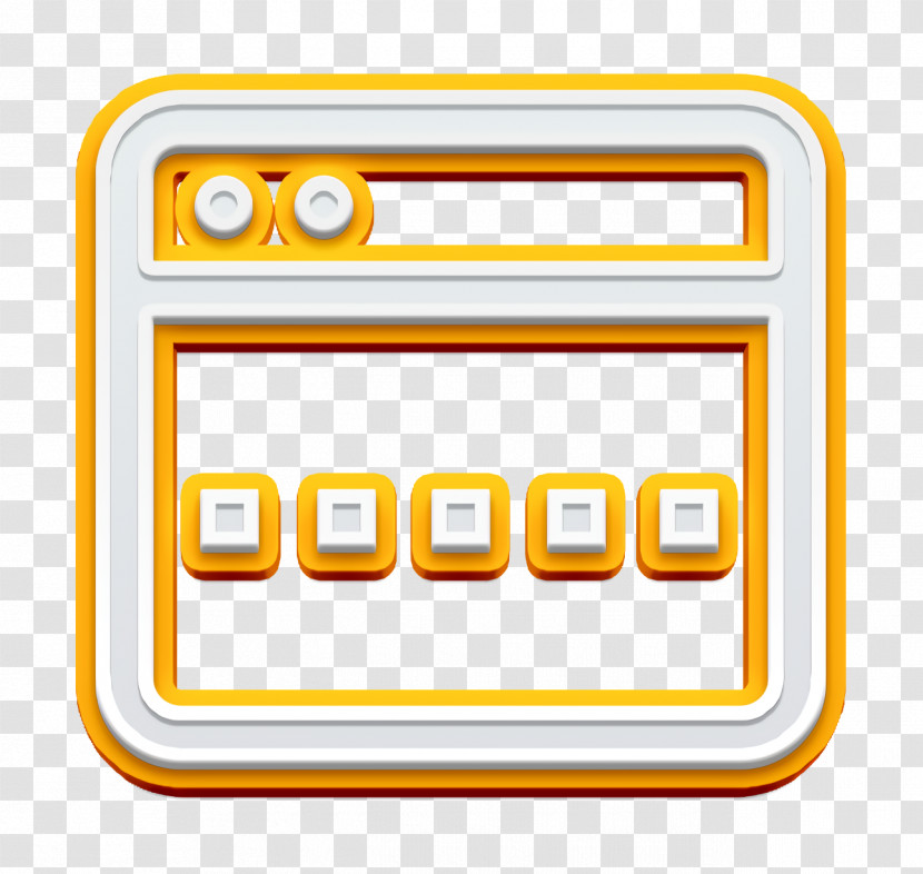 UI-UX Interface Icon Browser Icon Transparent PNG